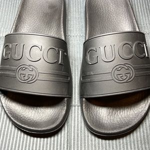 Authentic Gucci pool slides